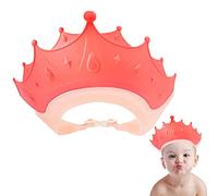 Cappello Doccia Bambini, Doccia Cap per Bambino,Visiera Doccia Bambini,Cuffia da Doccia In Morbido Silicone,Cappello da Doccia per Bambini Regolabile,Prevenire l'Acqua Flusso Verso Occhi e Viso,Rosa