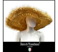 Cappello Donna Elegante Casual Stravagante Matrimonio Stile Vintage a Tesa Larga