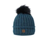 Cappello donna Faera Cuffia maglia calda Pompon rivestimento interno termico.