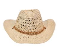 Cappello donna in paglia a larga in rafia larga 8,5 cm struttura inter
