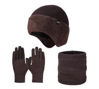 Cappello Donna Invernale Set di Cappello Sciarpa e Muffole Spesse per Maggiore Calore nei Giorni Freddi