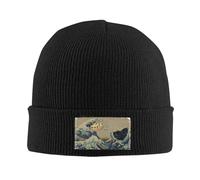 Cappello Donna La Grande Onda off Cookiemonsta Cookie Monster Cappellini Lavorati A Maglia per Donna Uomo Skullies Berretti Cappello Invernale Acrilico Casual cap Regali Amica