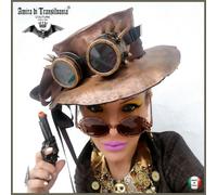 cappello donna uomo estivo invernale elegante casual gotico streampunk vintage 1