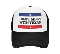 Cappello Don't Mess with Texas The State Texas Flessibile Cappellino Trucker Moda Cappellino Sport per Corsa Pesca attività