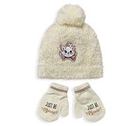 Cappello e Guanti Disney Marie Aristogatti Invernale Neonato Bimba PON PON 5894