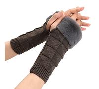 Cappello E Guanti Uomo Leather Gloves Men Guanti Bici Uomo Corsa Da Ferrata Dita Scoperte Halloween Artigli Invernali Ciclismo Moto Mezze Donna Pelle Senza Pelosi Riscaldabili Termici Ragazzo