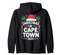 Cappello e luci di Babbo Natale Tropicale, Natale a Città del Capo 2025 Felpa con Cappuccio