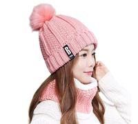 Cappello e scaldacollo ZA-21525 - Rosa