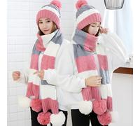 Cappello e sciarpa - Rosa KP21605