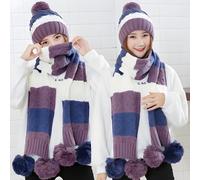 Cappello e sciarpa - Viola KP21609