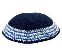 Cappello ebraico tribale lavorato a maglia israeliano berretto classico sacro...