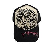 Cappello Ed Hardy Con Contorno Di Tigre Avorio/Nero - EHH0001-10
