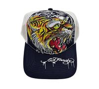 Cappello Ed Hardy Con Tigre Urlante Blu/Nero - EHH0001-9