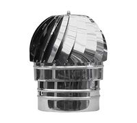 Cappello Eolico Girevole in Acciaio Inox AISI 304 BA SP. 5/10 - per Camini - Versione Maschio (Ø250 mm)