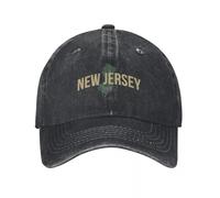 Cappello Estivo,New Jersey State Man Luxury Wild Ball Man for The Sun Beach Mens Cappelli da Donna