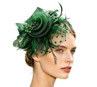 Cappello Fascinator Da Donna | Cerchietto Capelli Con Il In Rete - Cappello Per Tea Party E Formale | Per Occasioni Formali Come Cerimonie, Eventi, Matrimoni, Funerali E Le Feste Della Sposa