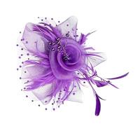 Cappello Fascinator Da Donna,Cerchietto Con A Rete Per Tea Party Donna - Cappello Per Tea Party E Formale - Per Occasioni Formali Come Cerimonie, Eventi, Matrimoni, Funerali E Le Feste Della Sposa