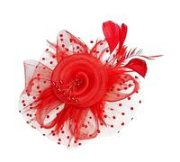 Cappello Fascinator Da Donna,Cerchietto Per Capelli Con Velo Floreale In Rete Da Donna,Cappelli E Fascinator Per Il Tea Party | Per Occasioni Formali Come Cerimonie, Eventi, Matrimoni, Funerali E Le F