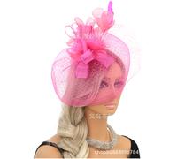 Cappello Fascinatore per piuma Donna Elegante Design Vintage Chiesa Matrimonio