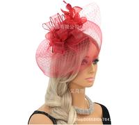 Cappello Fascinatore per piuma Donna Elegante Design Vintage Chiesa Matrimonio