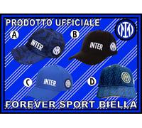 CAPPELLO FC INTER UFFICIALE con VISIERA mod. baseball BAMBINO , RAGAZZO E ADULTO