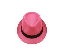 Cappello Fedora da uomo e da donna, a tesa corta, classico, con corona a goccia, cappello Panama da spiaggia per il sole degli anni '20, accessori per feste