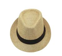 Cappello Fedora da uomo e da donna, a tesa corta, classico, con corona a goccia, cappello Panama da spiaggia per il sole degli anni '20, accessori per feste