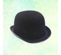 Cappello fedora di lana strutturato unisex classico per uomini e donne (nero)