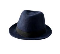 Cappello Fedora in feltro stile vintage a tesa corta Panama Jazz Cap per costume circonferenza della testa 56-57,9 cm