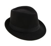 Cappello Fedora in Lana Trilby Da Uomo Strutturato Manhattan Gangster