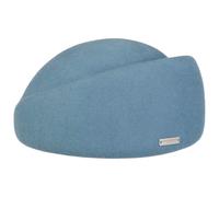 Cappello Feltro di Lana Pillbox by Seeberger blu One Size