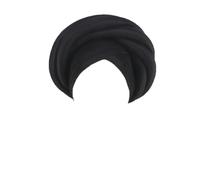 Cappello Femminile, Hijab Turbante Berretto for Donna Festa Matrimonio Multicolore(Black)