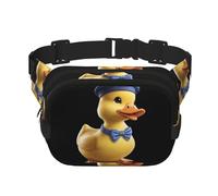 Cappello giallo anatra stampato multifunzionale marsupio unisex alla moda messenger bag, borsa da viaggio sport stoccaggio borsa