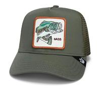 Cappello Goorin Bros. Gone Fishin Con Visiera Unisex Misto Cotone Verde Oliva