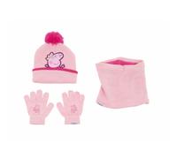 Cappello, Guanti e Scaldacollo Peppa Pig Cosy corner Rosa