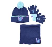 Cappello, Guanti E Snood Bambino. LILO & STITCH. Regalo Per Bambino