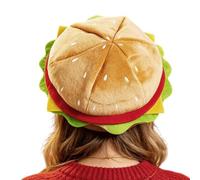 Cappello Hamburger Accessori Copricapo per Bambini di Ruolo Carnevale e | Copricapo Fotobooth per Artisti Spettacoli a Tema Eventi Foto Riprese Film Maschera Concerti