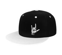 Cappello Hip Hop con Scritta ASL Ti Amo in Lingua dei segni - Cappellino da Baseball Regolabile alla Moda per Uomo e Donna
