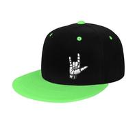 Cappello Hip Hop con Scritta ASL Ti Amo in Lingua dei segni - Cappellino da Baseball Regolabile alla Moda per Uomo e Donna