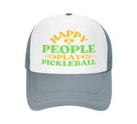 Cappello Hiphop Happy People Play Just More Game Flessibile Classico Cappello Morbida Cappellino da Baseball per Unisex Pesca Amico