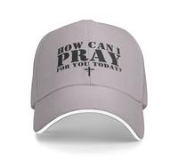 Cappello How Can I Pray for You Today Christianty Easter Three Days Jesus Cross 2024 Regolabile Cappellino da Baseball Taglia Regolabile Cappellino Sport per Uomo Adulto Pesca