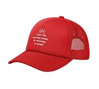 Cappello I Don't Like Morning People Regolabile Cappellino Trucker Retro Cappellino Sport per attività Donna Adulto