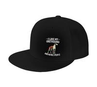 Cappello I Like My Greyhound And Maybe 3 People Cappello Hiphop Retro Regolabile Cappellino Uomo per Unisex Compleanno Festa del papà
