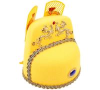Cappello Imperatore Cinese Antico per Cosplay, Accessorio Decorativo | Stile Classico ed Elegante, Plastico Leggero, per Opera Cinese e Feste in Maschera