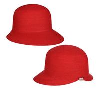 Cappello in Canapa Sendalea by bedacht rosso One Size