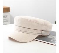 Cappello In Cotone Marinaro Breton Fiddler Sailor Newsboy Retro Casual Blu