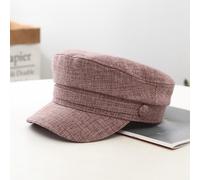 Cappello In Cotone Marinaro Breton Fiddler Sailor Newsboy Retro Casual Blu