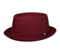 Cappello in Cotone Uni Pork Pie by Lierys rosso bordeaux L (58-59 cm)