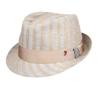 Cappello in Lino Classic Fusion by Alfonso DEste blu-beige XL (60-61 cm)