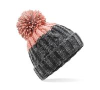 Cappello In Maglia Con Pompon Unisex Bambini Caldo Invernale Coordinato